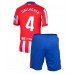 Atletico Madrid Conor Gallagher #4 Hjemmedraktsett Barn 2024-25 Korte ermer (+ Korte bukser)